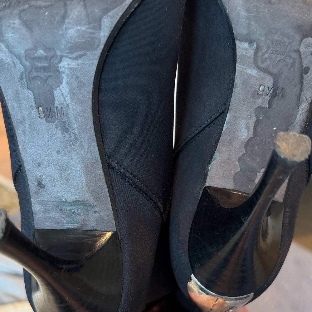 Donald Pliner black Knee-High Stiletto Boots - Picture 5 of 5